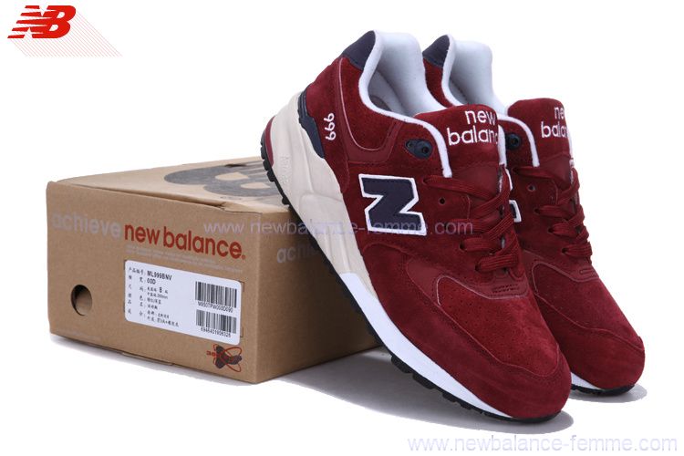 new balance rouge foncé